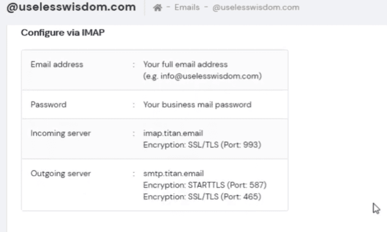 | How to Set up Hostinger Titan Email on Outlook | The 1 Clear Guide | Useless Wisdom